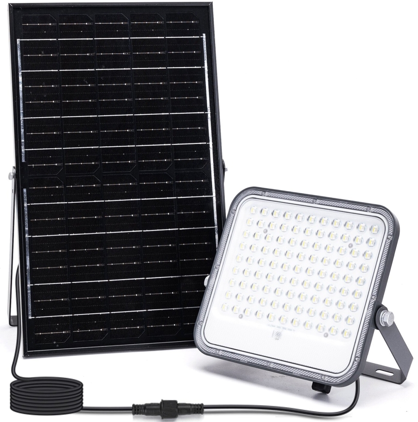 Aigostar - LED RGBW Stmievateľný solárny reflektor LED/150W/3,4V IP66 + diaľkové ovládanie