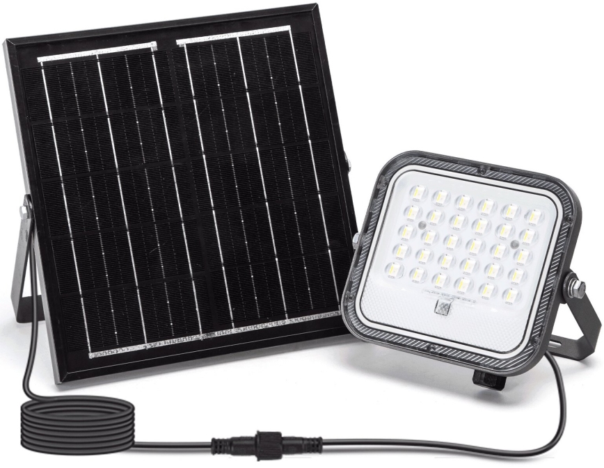 Aigostar - LED RGBW Stmievateľný solárny reflektor LED/50W/3,4V IP66 + diaľkové ovládanie