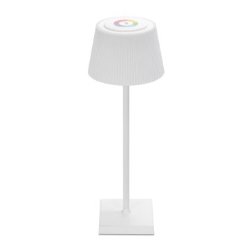 Aigostar - LED RGBW Vonkajšia stmievateľná nabíjacia stolná lampa LED/4W/5V 3600mAh biela IP54