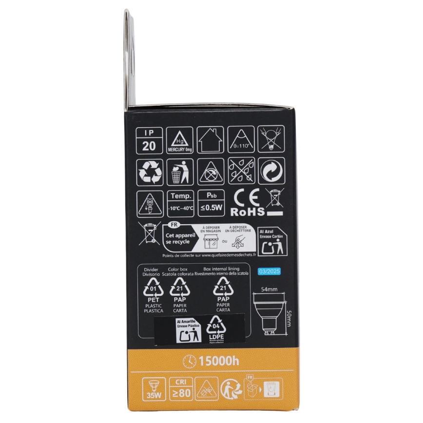 Aigostar - LED RGBW Žiarovka GU10/4,8W/230V 3000K + diaľkové ovládanie