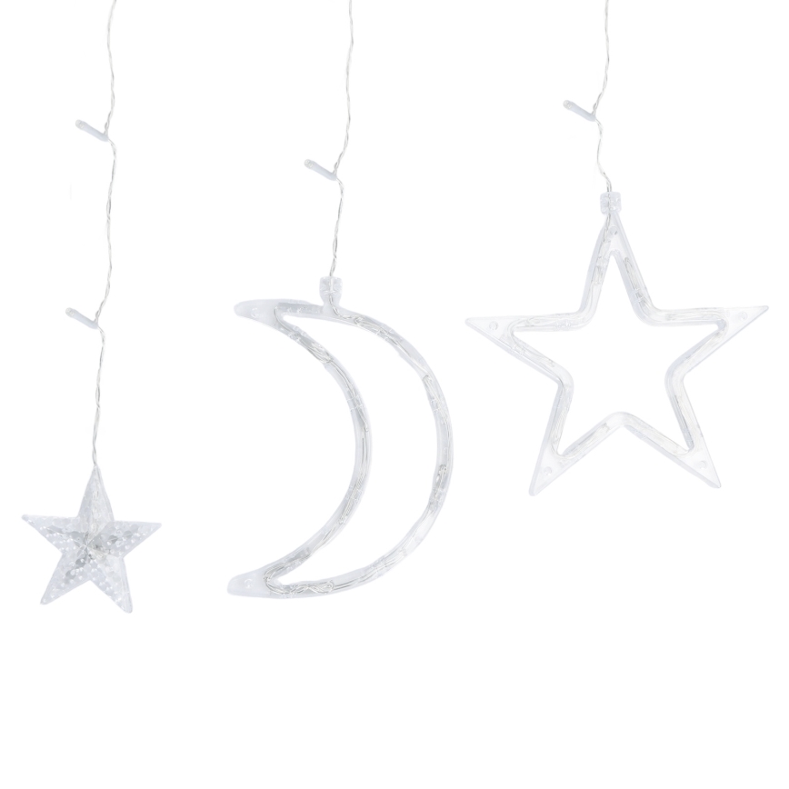 Aigostar - LED RGBY vonkajší svetelný reťaz 120xLED/8 funkcií 3x0,6 m IP44 viacfarebný + diaľkové ovládanie