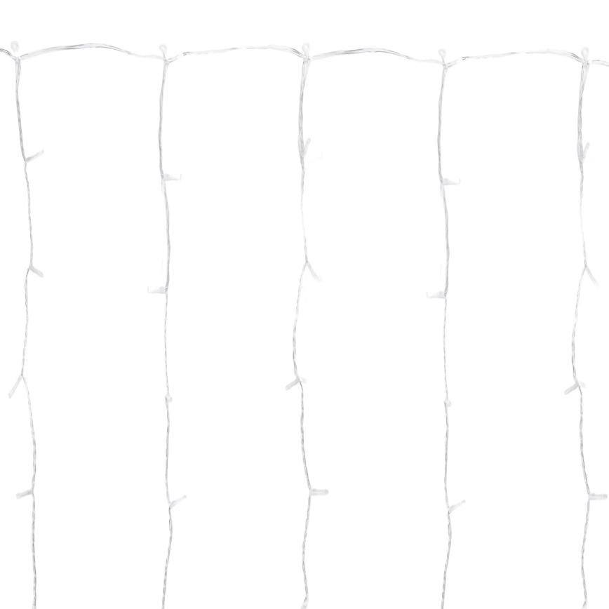 Aigostar - LED RGBY vonkajší vianočný reťaz 300xLED/8 funkcií 3x1m IP44 + diaľkové ovládanie