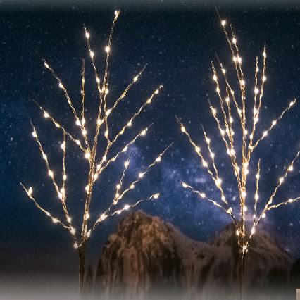 Aigostar - LED Solárna dekorácia 140xLED/3m IP65 teplá biela hrozno