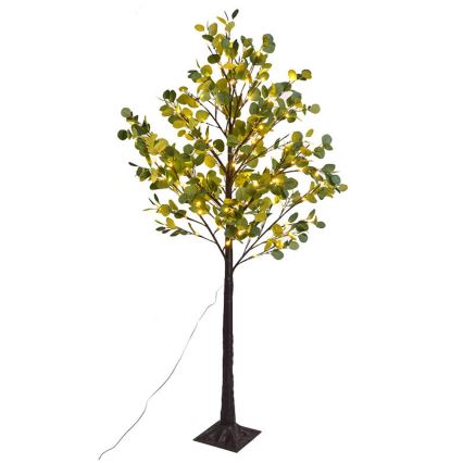 Aigostar - LED Solárna dekorácia 30xLED/2,6m IP65 teplá biela eukalyptus