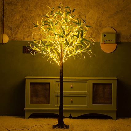Aigostar - LED Solárna dekorácia 30xLED/2,6m IP65 teplá biela olive
