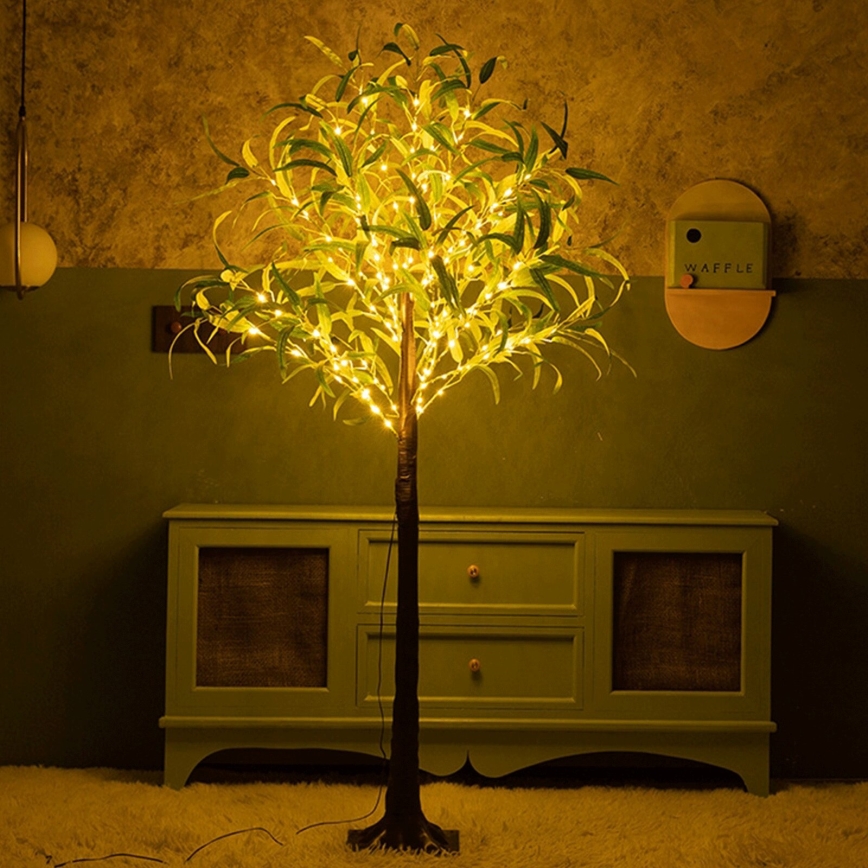 Aigostar - LED Solárna dekorácia 30xLED/2,6m IP65 teplá biela olive