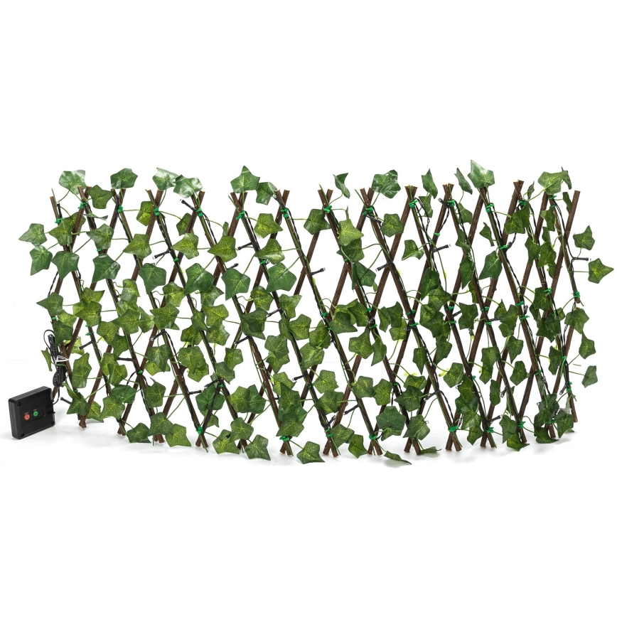 Aigostar - LED Solárna dekorácia 56xLED/2x0,4m IP65 300 mAh teplá biela ivy
