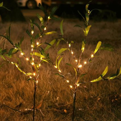 Aigostar - LED Solárna dekorácia 60xLED/3,5m IP65 teplá biela olive