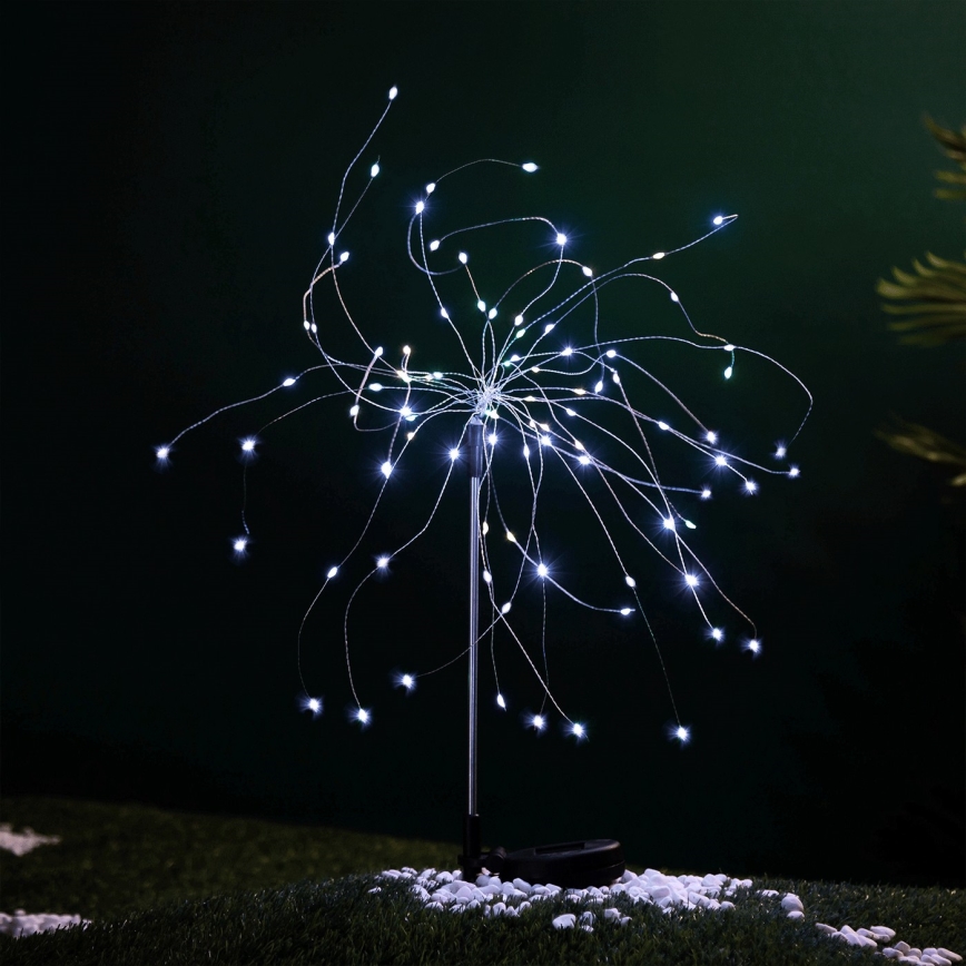 Aigostar - LED Solárna dekoračná lampa LED/0,03W/1,2V 88,5cm 6500K IP44