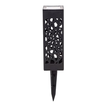 Aigostar - LED Solárna lampa LED/0,006W/1,2V 28,5cm čierna 100 mAh 6500K  IP44