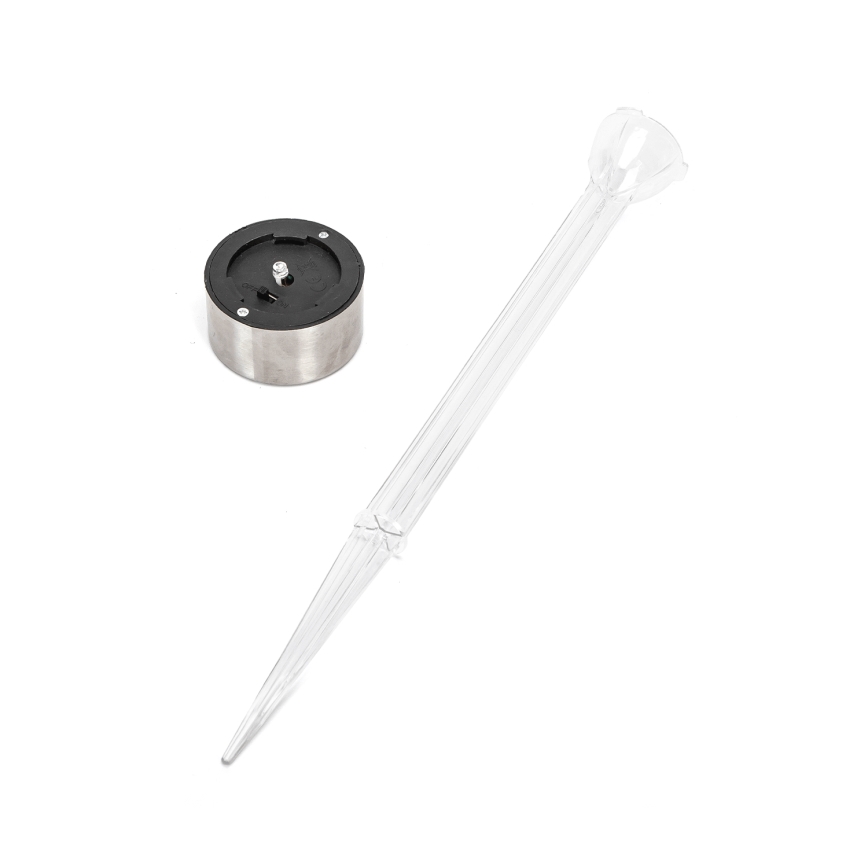 Aigostar - LED Solárna lampa LED/0,006W/1,2V 32cm matný chróm 2700K IP44