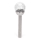 Aigostar - LED Solárna lampa LED/0,006W/1,2V 37,8cm matný chróm 2700K IP44