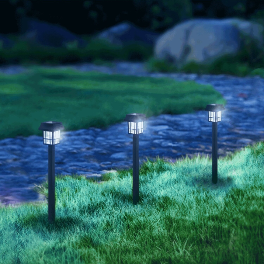 Aigostar - LED Solárna lampa LED/0,006W/1,2V 40mAh 6500K IP44 32 cm