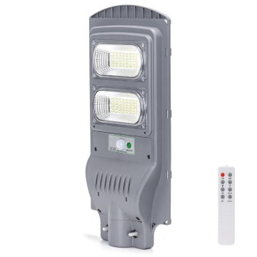 Aigostar - LED Solárna pouličná lampa so senzorom LED/100W/3,2V 10000mAh IP65 6500K + diaľkové ovládanie