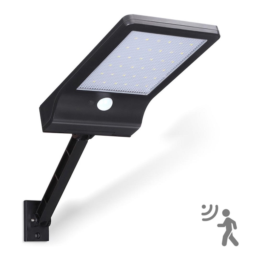 Aigostar - LED Solárna pouličná lampa so senzorom LED/2,3W/5,5V 1800 mAh IP65