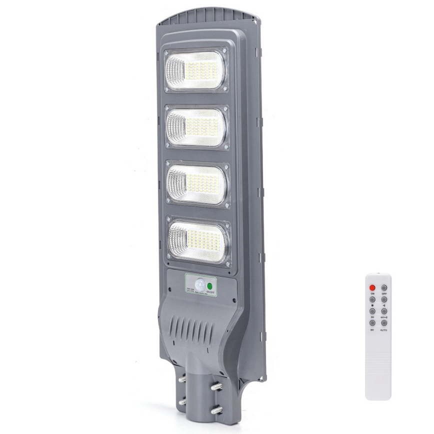 Aigostar - LED Solárna pouličná lampa so senzorom LED/200W/3,2V 20000mAh IP65 6500K + diaľkové ovládanie