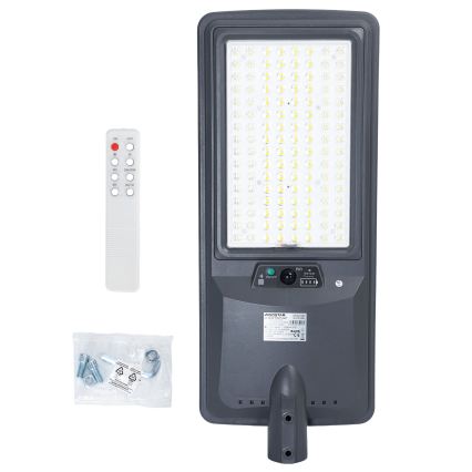 Aigostar - LED solárne pouličné svietidlo so senzorom LED/400W/3,2V 4800mAh + diaľkové ovládanie