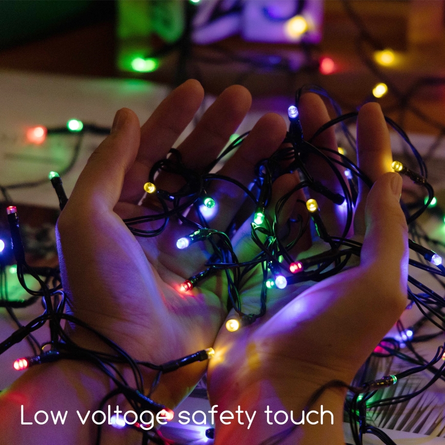 Aigostar - LED Solárna reťaz 100xLED/11,9m IP44 multicolor