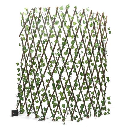 Aigostar - LED Solárna reťaz 148xLED/2x1,2m IP65 teplá biela ivy