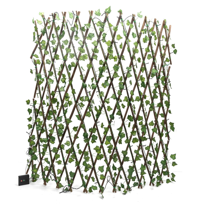 Aigostar - LED Solárna reťaz 148xLED/2x1,2m IP65 teplá biela ivy