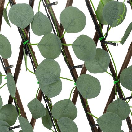 Aigostar - LED Solárna reťaz 56xLED/2x0,4m IP65 teplá biela eukalyptus