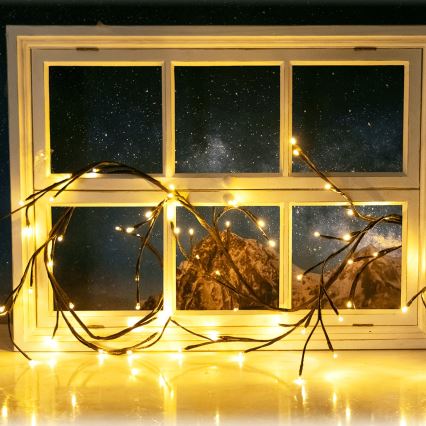 Aigostar - LED Solárna reťaz 72xLED/4m IP65 teplá biela konáre stromov