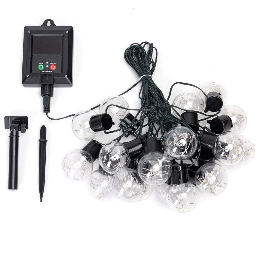 Aigostar - LED Solárna vianočná reťaz 20xLED/8 funkcií 11,5m IP65 multicolor