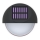 Aigostar - LED Solárne nástenné svietidlo LED/1W/1,2V čierna 200 mAh 2700K IP44