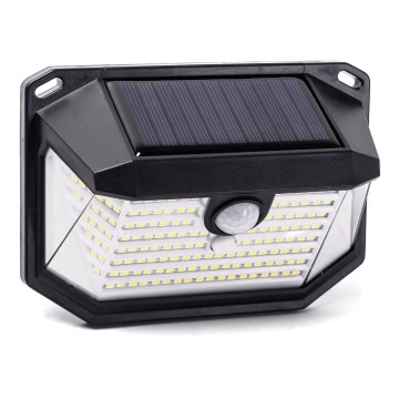 Aigostar - LED Solárne nástenné svietidlo so senzorom LED/0,8W/5,5V 1200 mAh 6500K IP65