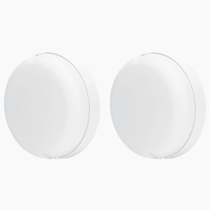 Aigostar - LED Solárne svietidlo 2xLED/35W/12V 6000 mAh 6500K pr. 16,8 cm + diaľkové ovládanie