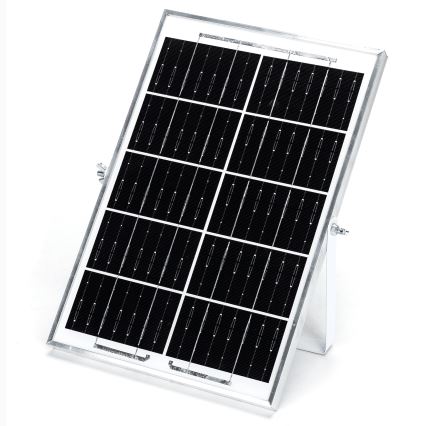 Aigostar - LED solárne svietidlo 2× LED / 35 W / 12 V, 6000 mAh, 6500 K, IP65, priemer 16,8 cm + diaľkové ovládanie