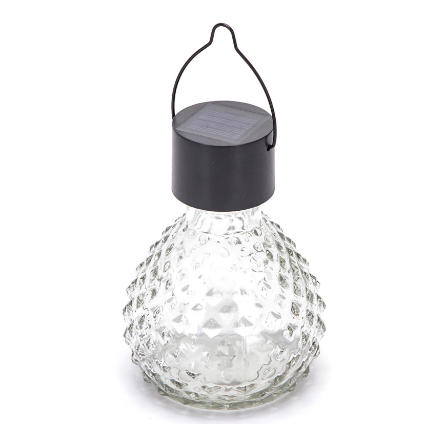 Aigostar - LED Solárne svietidlo LED/0,006W/1,2V čierna 100 mAh 2700K IP44