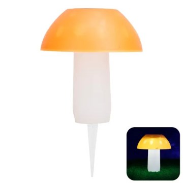 Aigostar - LED Solárne svietidlo LED/0,024W/1,2V 200 mAh 2700K IP44 hríbik