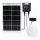 Aigostar - LED solárne svietidlo LED/70W/12V 6000 mAh 6500K IP65 pr. 20,5 cm + diaľkové ovládanie