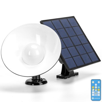 Aigostar - LED Solárne svietidlo so senzorom LED/3,2V 3000K/4000K/6500K IP65 5000 mAh diaľkové ovládanie