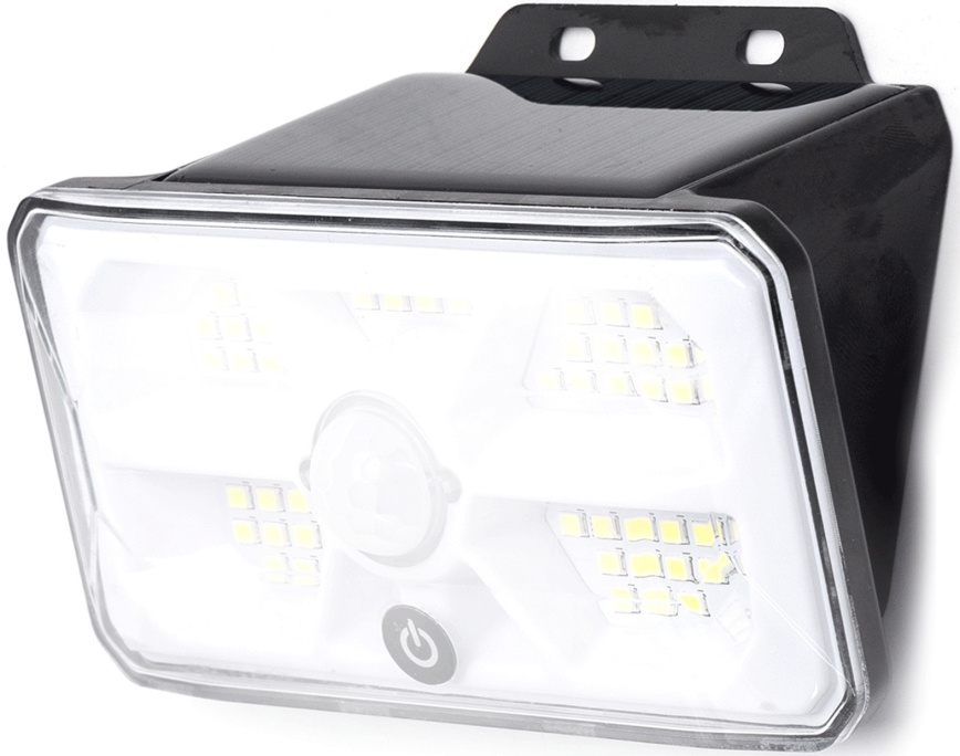 Aigostar - LED Solárne svietidlo so senzorom LED/3,7V 6500K 500 mAh IP65 čierne