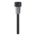 Aigostar - LED Solárne svietidlo so senzorom soumraku LED/0,006W/1,2V 40 mAh 29,5 cm čierna 6500K IP44