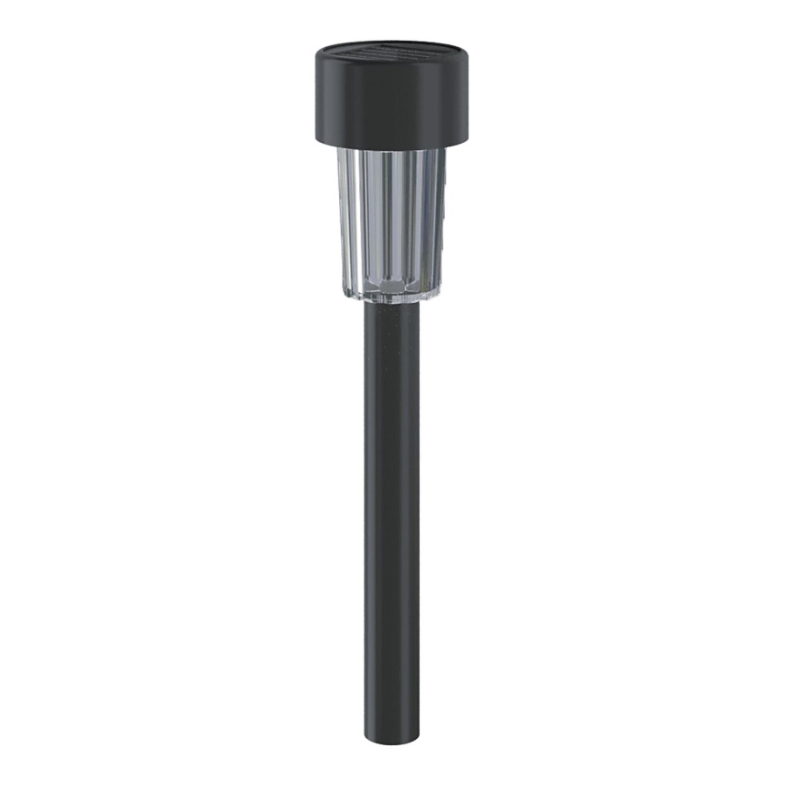 Aigostar - LED Solárne svietidlo so senzorom soumraku LED/0,006W/1,2V 40 mAh 29,5 cm čierna 6500K IP44