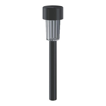 Aigostar - LED Solárne svietidlo so senzorom súmraku LED/0,006W/1,2V 29,5 cm čierna 6500K IP44