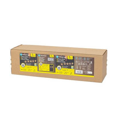 Aigostar - LED Solárne vianočné svietidlo LED/0,054W/1,2V 1m IP65 teplá biela