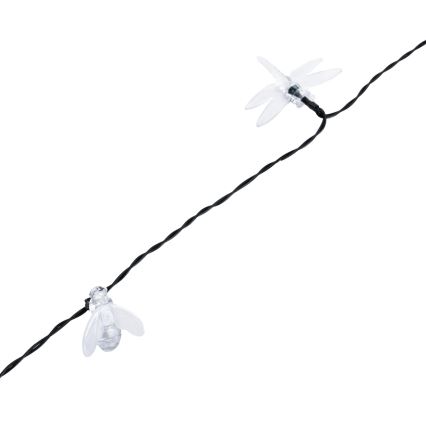 Aigostar - LED solárna dekoratívna reťaz 50xLED/8 funkcií 10 m 800 mAh IP65 studená biela