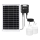 Aigostar - LED solárny luster 2xLED/35W/12V 6000 mAh 6500K IP65 priemer 10 cm + diaľkové ovládanie