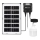 Aigostar - LED solárny luster LED/35W/12V 3000 mAh 6500K IP65 priemer 10 cm + diaľkové ovládanie