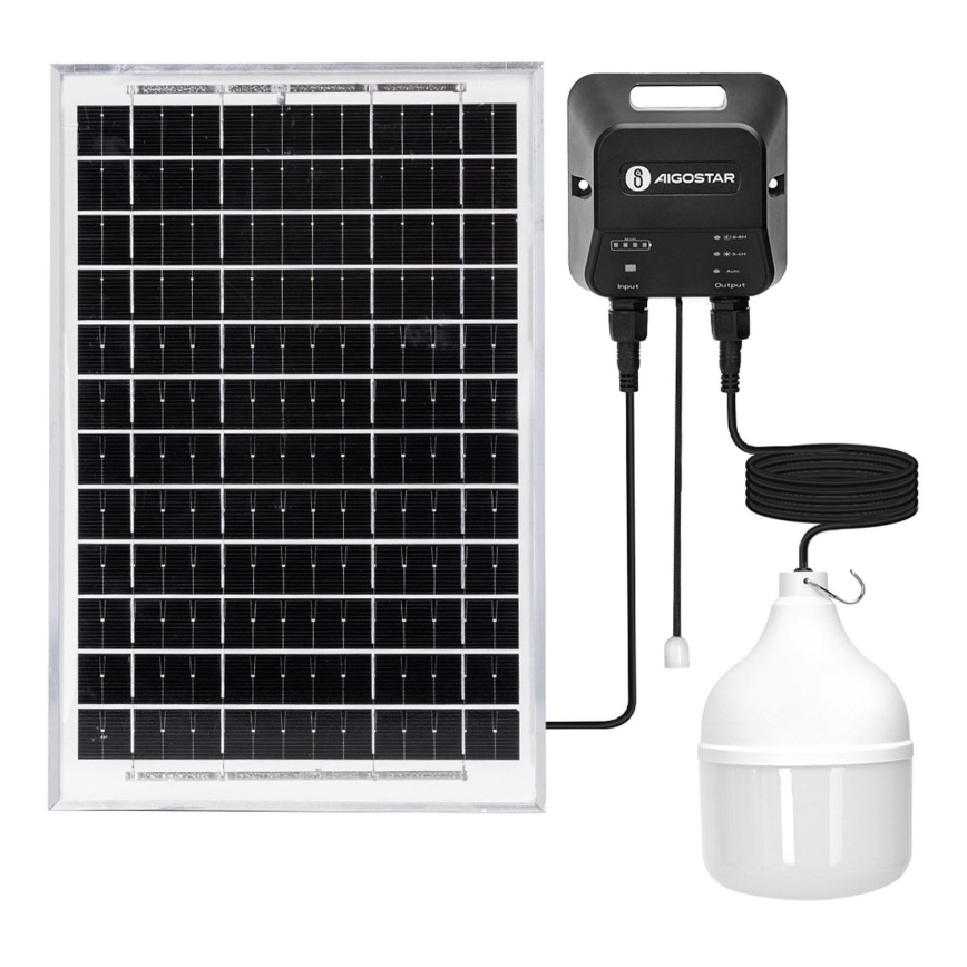 Aigostar - LED Solárny luster LED/70W/12V 6000 mAh 6500K pr. 12 cm + diaľkové ovládanie