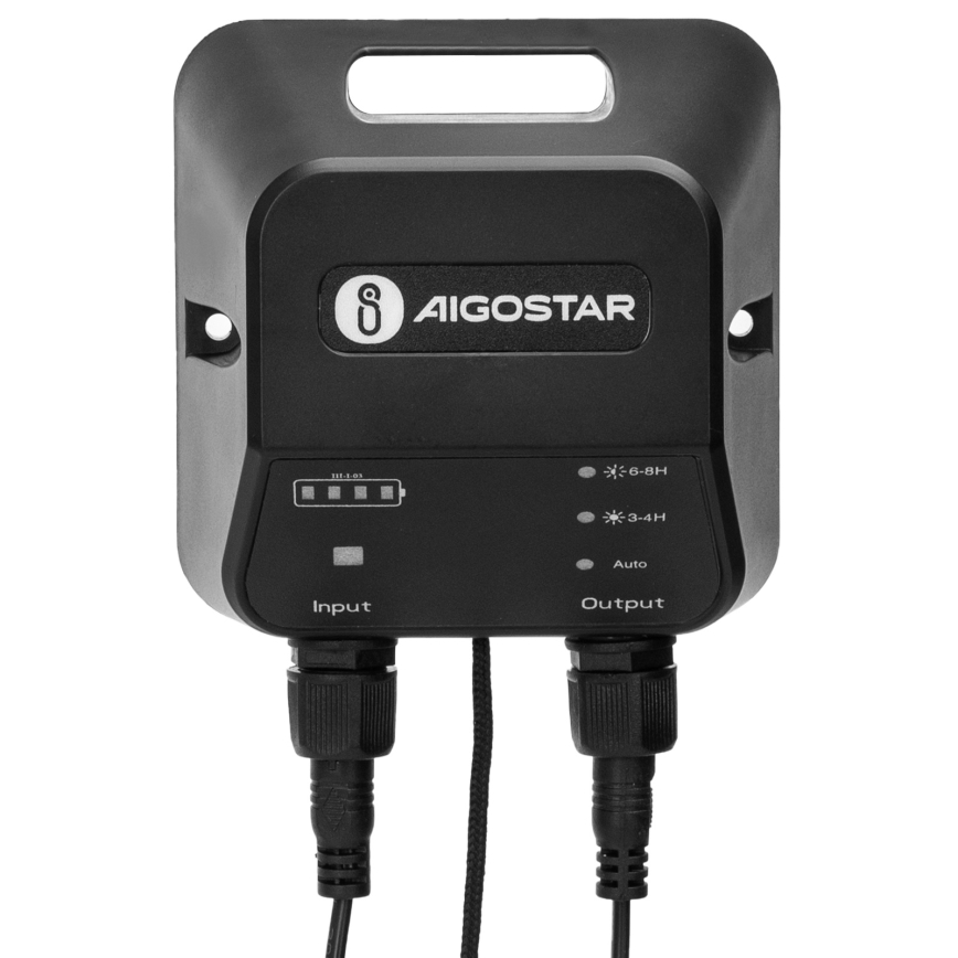 Aigostar - LED solárny luster so senzorom 2xLED/35W/12V 6000 mAh 6500K IP65 pr. 15 cm + diaľkové ovládanie
