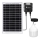 Aigostar - LED solárny luster so senzorom LED/70W/12V 6000 mAh 6500K IP65 priemer 12 cm + diaľkové ovládanie