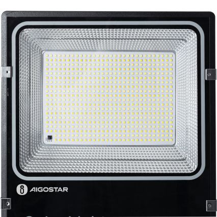 Aigostar - LED Solárny reflektor LED/200W/3,2V 3600mAh 3000K/4000K/6500K IP66 + diaľkové ovládanie