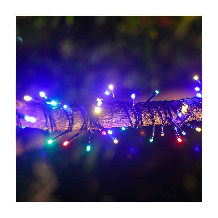 Aigostar - LED solárny reťaz 100xLED/8 funkcií 12m IP65 multicolor