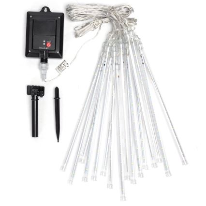 Aigostar - LED Solárny  reťaz 384xLED/13m IP65 1200 mAh studená biela