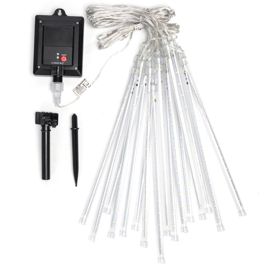 Aigostar - LED Solárny  reťaz 384xLED/13m IP65 1200 mAh studená biela